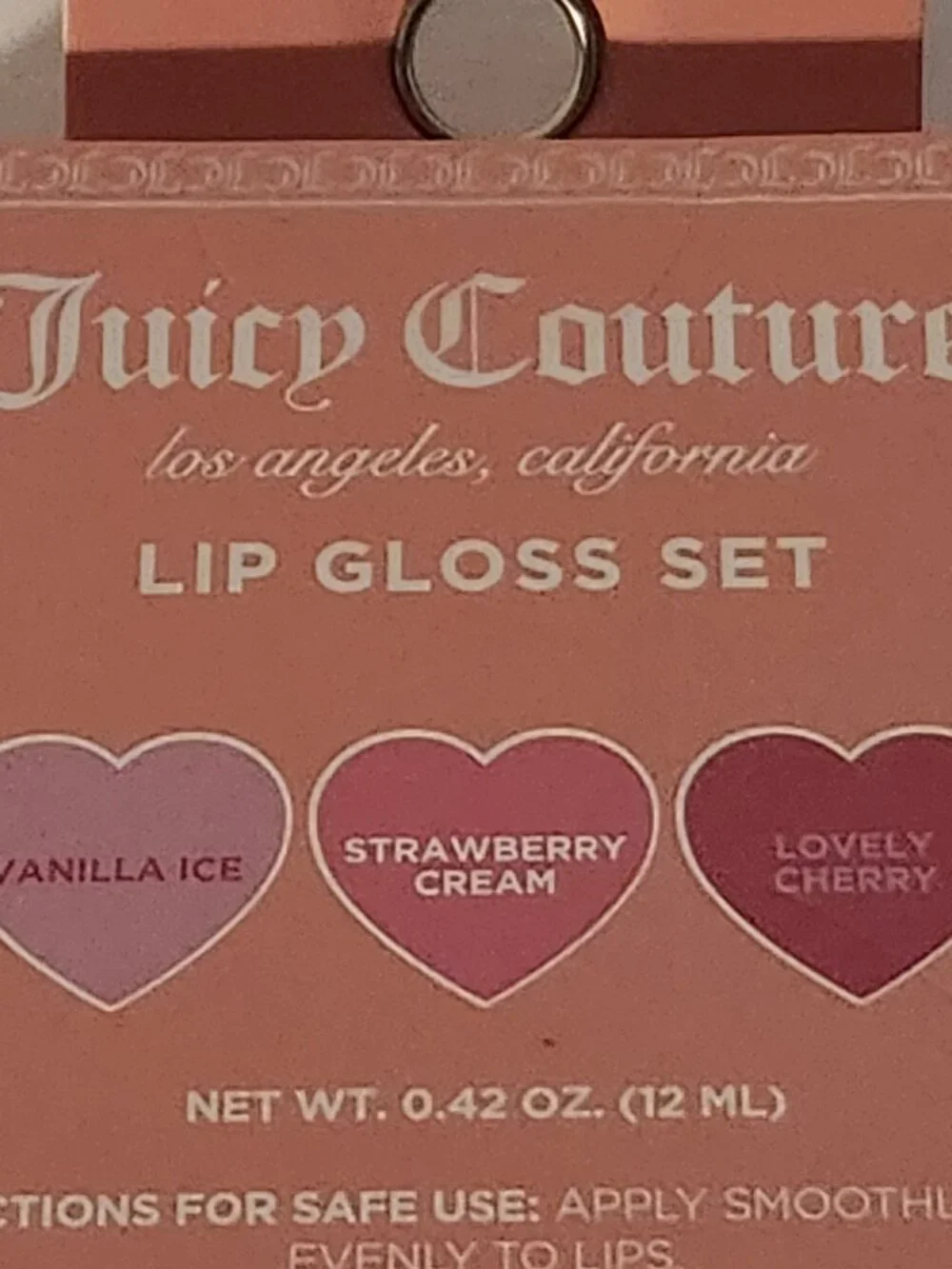 Juicy Couture Lip Gloss set sealed set of three NIP